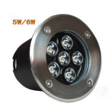 Warm White CE RoHS 5W LED suelo piscina luces de piscina